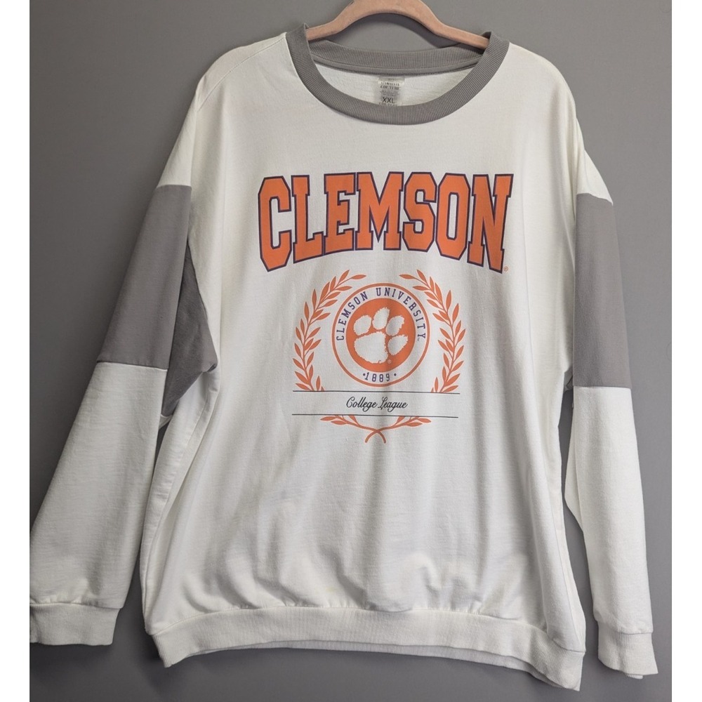 Women's Clemson University, Gameday Couture sweater, 2xl, xxl, plus